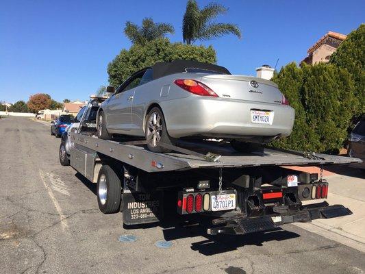 In this time I transported vehicle for a happy costumer. Priority is my goal, the client is first