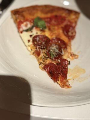 Margherita + pepp slice- really nice pizza