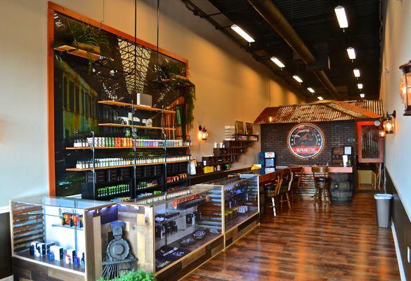 Check out our NEW location across from GEICO World HQ on Rt 17 carrying only Premium E-Liquid & E-Cig's