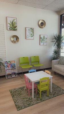 Our beautiful new salon is family-friendly!