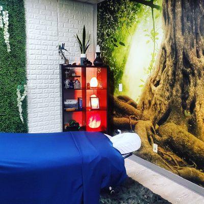 Massage Room at The new studio.