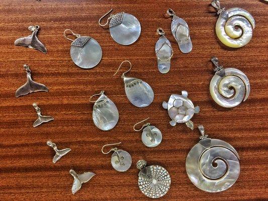 Silver and Mother of Perl Jewelry