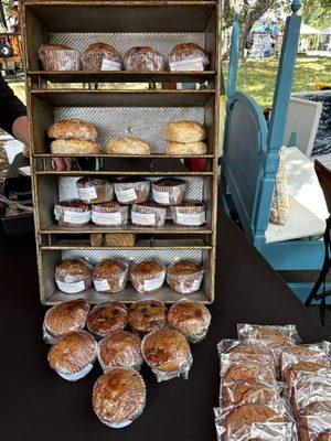 She has cookies ,muffins ,scones, biscuits, a little bit of everything !