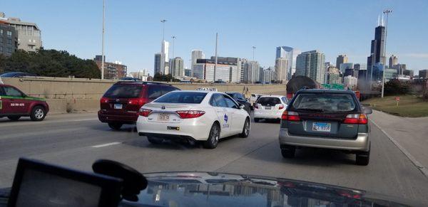 Very unsafe driver. My father tried to merge into his lane he accelerated on purpose ride on side. Cut other cars in 2nd lane. Fkn jagoff