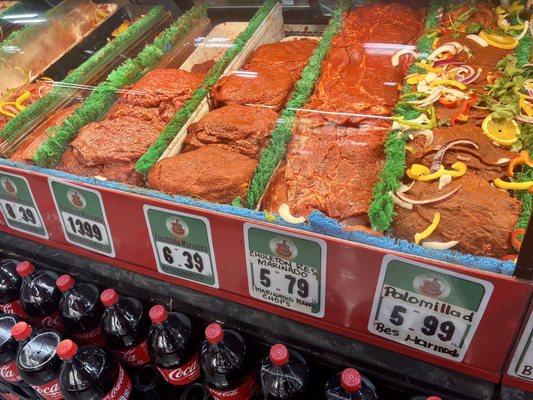 Love the marinated meats