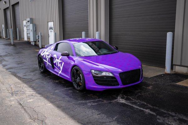 2012 Audi R8 V10 Manual custom Advertising Wrap