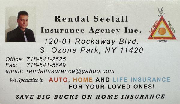 RENDAL SEELALL INSURANCE