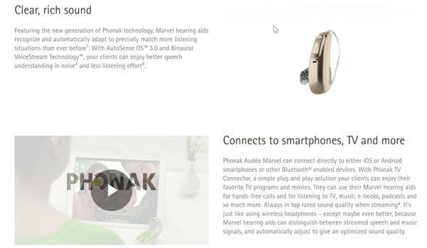 Phonak Hearing Aid - a tech dazzler!