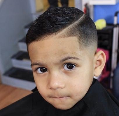Kids comb over