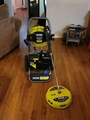 Ade's pressure washing services