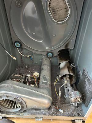 Gas dryer cleaning and repairs