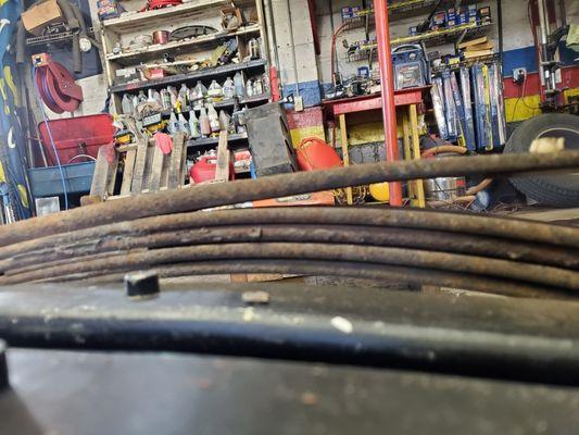 OLD SPRINGS THAT NEEDED CHANGED.