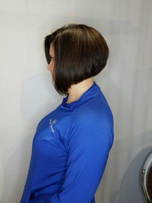 Try on a cute bob for spring! Book with Marlyse @ 636.728.8535. Wait for it...I work on Sundays!