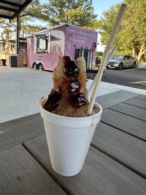 Raspa de tamarindo, una de mis favoritas con mermelada natural.