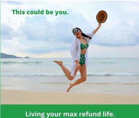 Refund = vacation