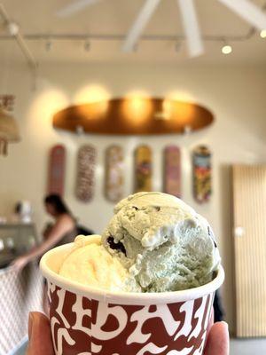 shiso mint & kona snow