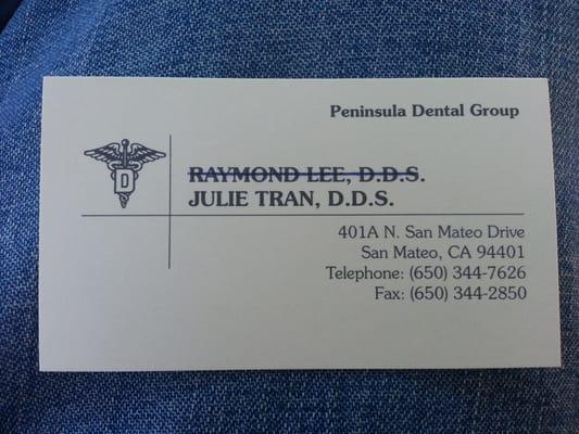 Julie Tran, DDS - Peninsula Dental Group