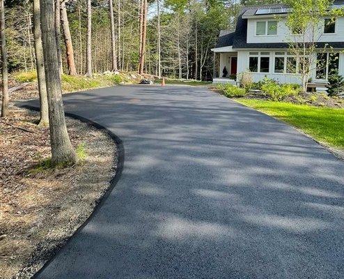 Residential driveway paving.