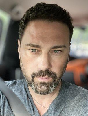 Caesar cut, June 2021