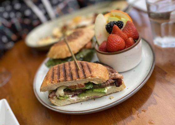 Smoked Brisket panini (not my actual photo)