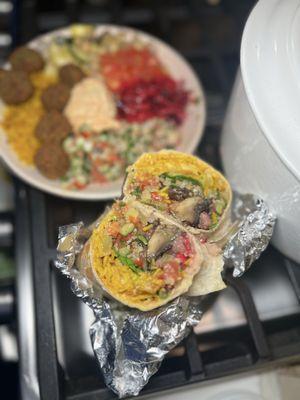 Portobello Laffa (Wrap) YUM