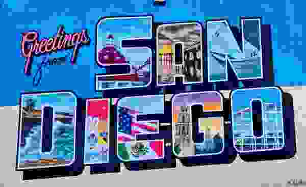 Greetings from San Diego Mural
