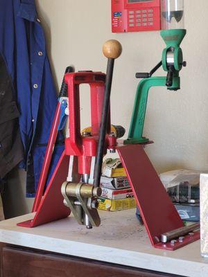 Reloading machines for public use.