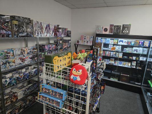 Video Game & Gundam Model Room