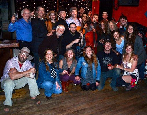 Just some of our many local musicians celebrating our Anniversary!
