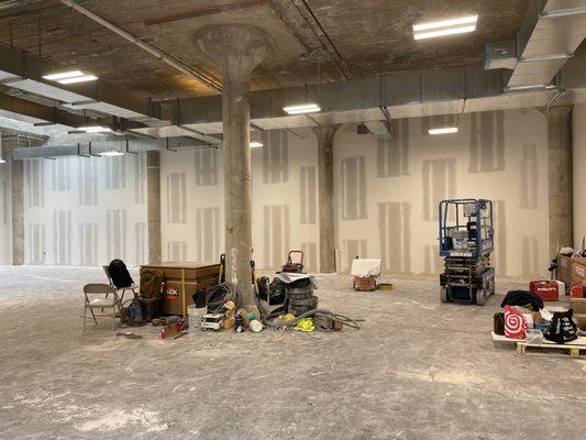 commercial painting project