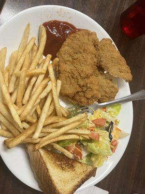 Chicken strip dinner