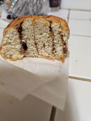 U can see how dry that thing was by just looking at it!