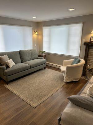 Our beautiful consult room awaits you! Here we are able to do lactation consults, along with small classes and weigh and feeds.