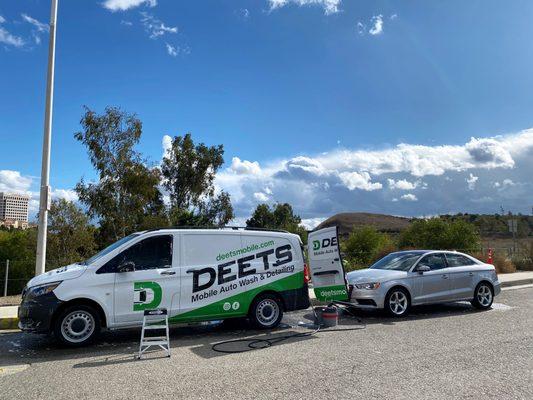 After the sky clears up, time to wash your car.