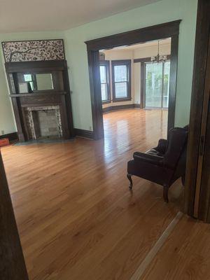 Clean floors and bright spaces!