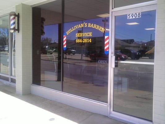 Sullivan Barber Service storefront