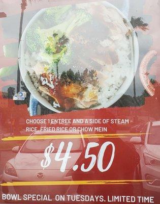 Bowl Special as of 05.26.2023