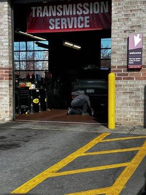 The guy in the pick - he's walked around for the first hour with that energy drink can in his hand - doing nothing.