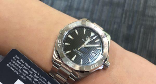 New Tag Heuer Aquaracer for my son's graduation