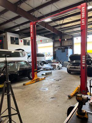Car restorations shop