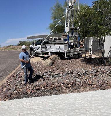 Az pump pull, this one was a deep one over 900'