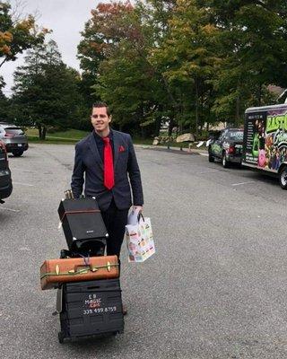 Hire magician Eric Burke for your next birthday party