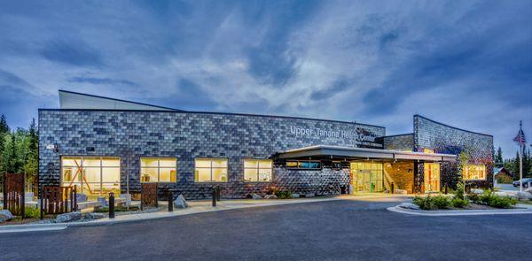 Nvision Architecture designs community-centered medical buildings like the Upper Tanana Health Center.