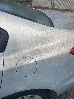 This is my car after the car wash