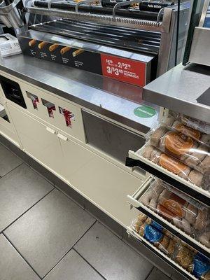 There is a roach on the counter