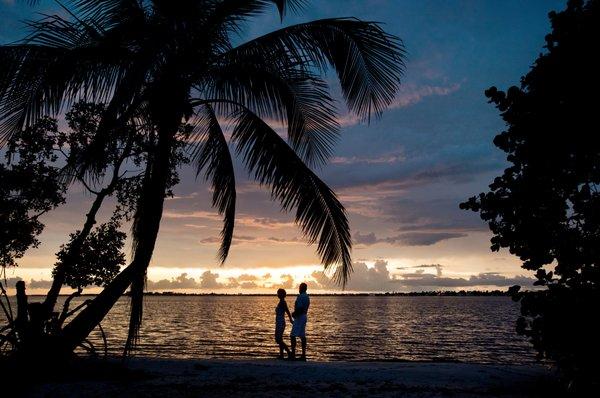 Sunset on the Island