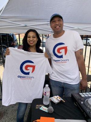 Family showing support!