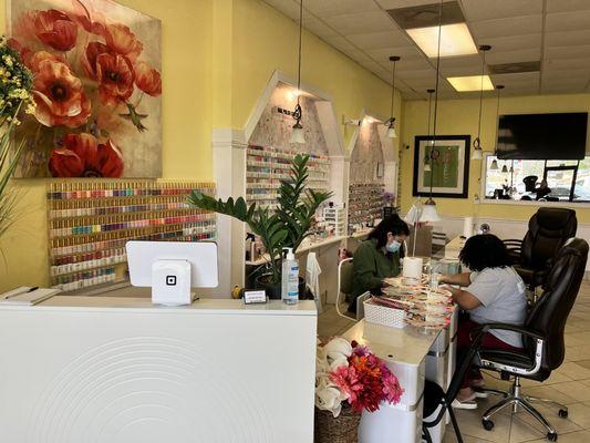 Nail salon