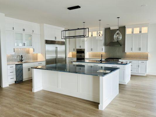 A beautiful kitchen in one our custom homes