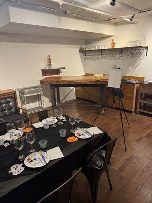 One of our Halloween Paint & Sips at OOLA Capitol Hill